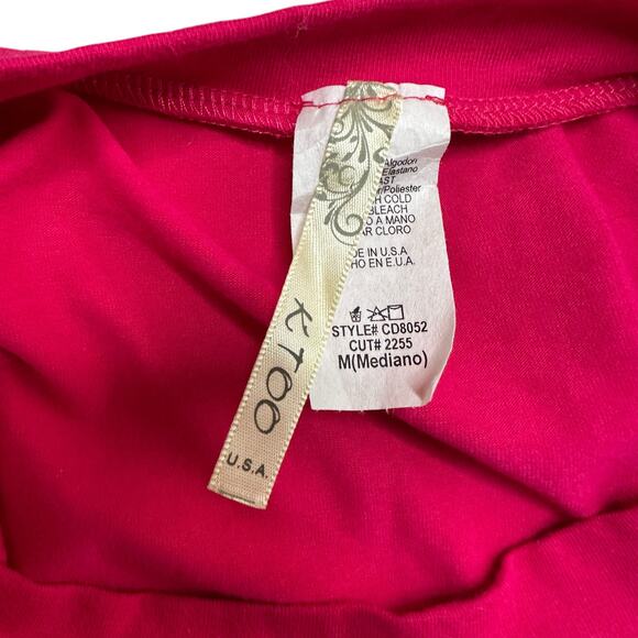 KTOO Hot Pink Sleeveless Shirt With Tulle Skirt Attached Medium Punk Grunge - Picture 5 of 5